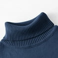thumbnail image 6 of LIaqionyy Kids Boys Girls Sweater Long Sleeve Cotton Knit Mock Neck Pullover Top Sweaters Shirts for Child Toddler, 6 of 7