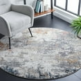 thumbnail image 2 of SAFAVIEH Jasmine Alexanndria Abstract Area Rug, Grey/Taupe, 5'3" x 5'3" Square, 2 of 8