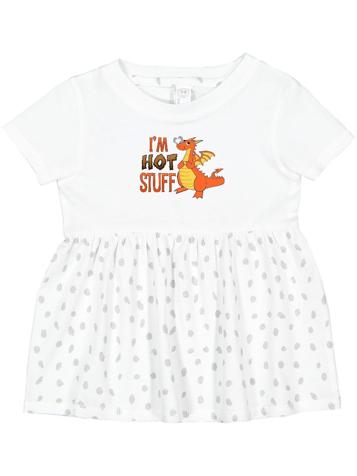 Inktastic Pink Tennis Racket And Ball Infant Dress - Adorable 100% Cotton Baby Gift