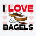 thumbnail image 2 of CafePress - I Love Bagels Infant Bodysuit - Baby Light Bodysuit, Size Newborn - 24 Months, 2 of 4