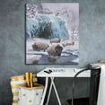 thumbnail image 5 of Epic Graffiti 'Bison And Wolves' by Enright, Canvas Wall Art, 26"x30", 5 of 8