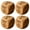 4pcs, variant on Dserfhy Christian Prayer Dice Handmade Wooden 6-Sided Decision Dice with Faith Engravings Religious Inspirational Dice for Family Group