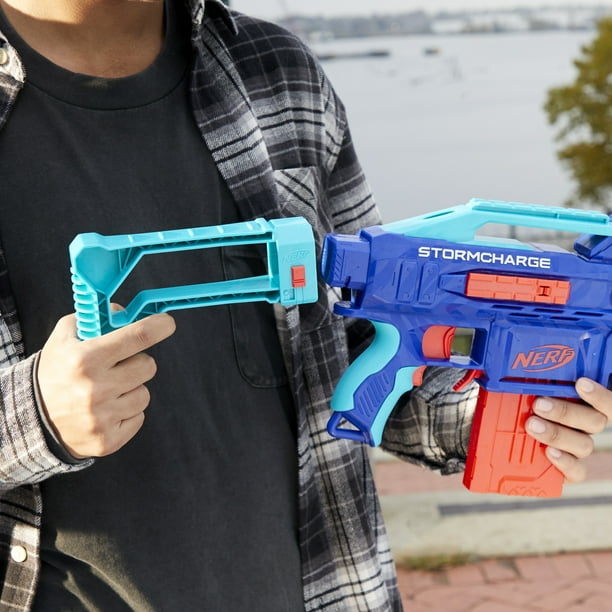Nerf Elite 2.0 Stormcharge Blaster for Indoor Playgrounds