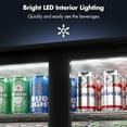 thumbnail image 2 of Coolski 7.4 Cu.ft Back Bar Cooler Commercial Undercounter Refrigerator with 2 Glass Door, Doe/ETL, 2 of 8