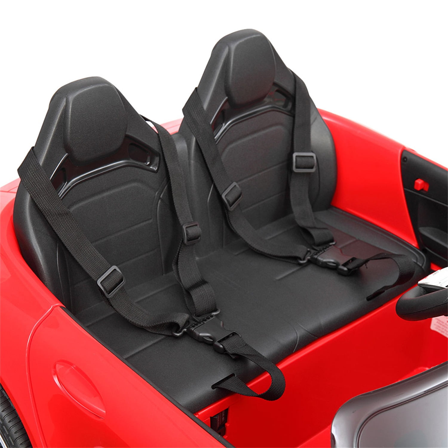 CIPACHO Licensed Benz GT 12V Powered Ride On Toy Car 2-Seat Kids Car Toy with MP3, Radio, Speed Shift, LED Lights, Red CIPACHO Licensed Benz GT 12V Powered Ride On Toy Car 2-Seat Kids Car Toy with MP3, Radio, Speed Shift, LED Lights, Red
