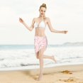 thumbnail image 5 of Disketp Cute Hand Drawn Hearts Women Swimsuit Cover Up Short Chiffon Summer Beach Sarong Bikini Wrap Skirt Bathing Suit, 5 of 7