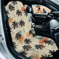 thumbnail image 2 of ZUXONGSY Car Seat Cover Towel Palm Tree Print Towel Bucket Seat Covers Wear-Resistan Auto Front seat Protector Gift for Car Outdoor Sport Activities, 2 of 8