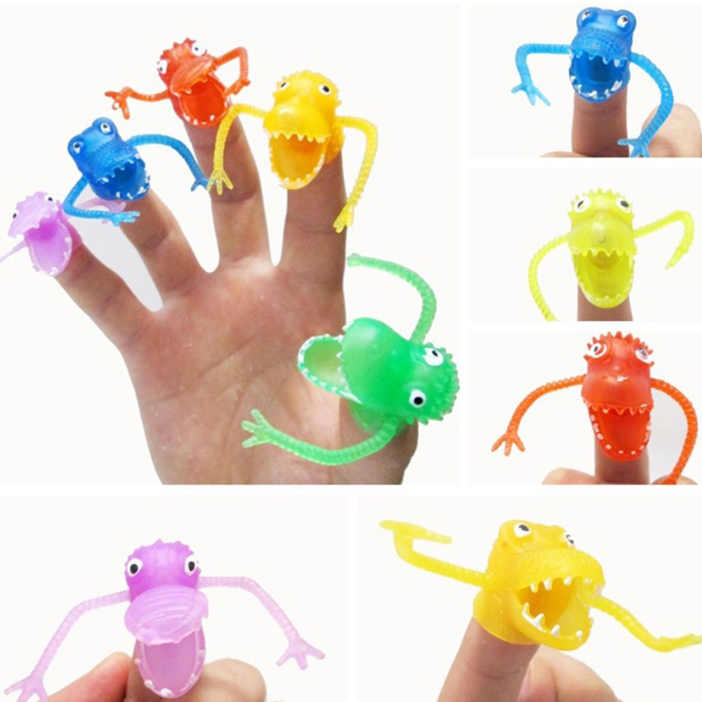 TINKSKY 10 Pcs Monster Finger Puppets Cool Creepy Finger Monsters for Kids Great Party Favors Fun Toys Puppet Show - image 5 of 6