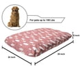 thumbnail image 2 of Cartoon Pet Bed, Stars and Dots Filled Background with Hand Drawn Clouds Pastel Colored Pattern, Chew Resistant Pad for Dogs and Cats Cushion with Removable Cover, 24" x 39", Multicolor, by Ambesonne, 2 of 4