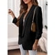 thumbnail image 4 of Blazer PRETTYGARDEN para mujer, casual, manga larga, 2024, color negro, 4 of 6