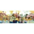 thumbnail image 2 of Larson 18x9 Black Ornate Wood Framed with Double Matting Museum Art Print Titled - Toy Town, 2 of 4