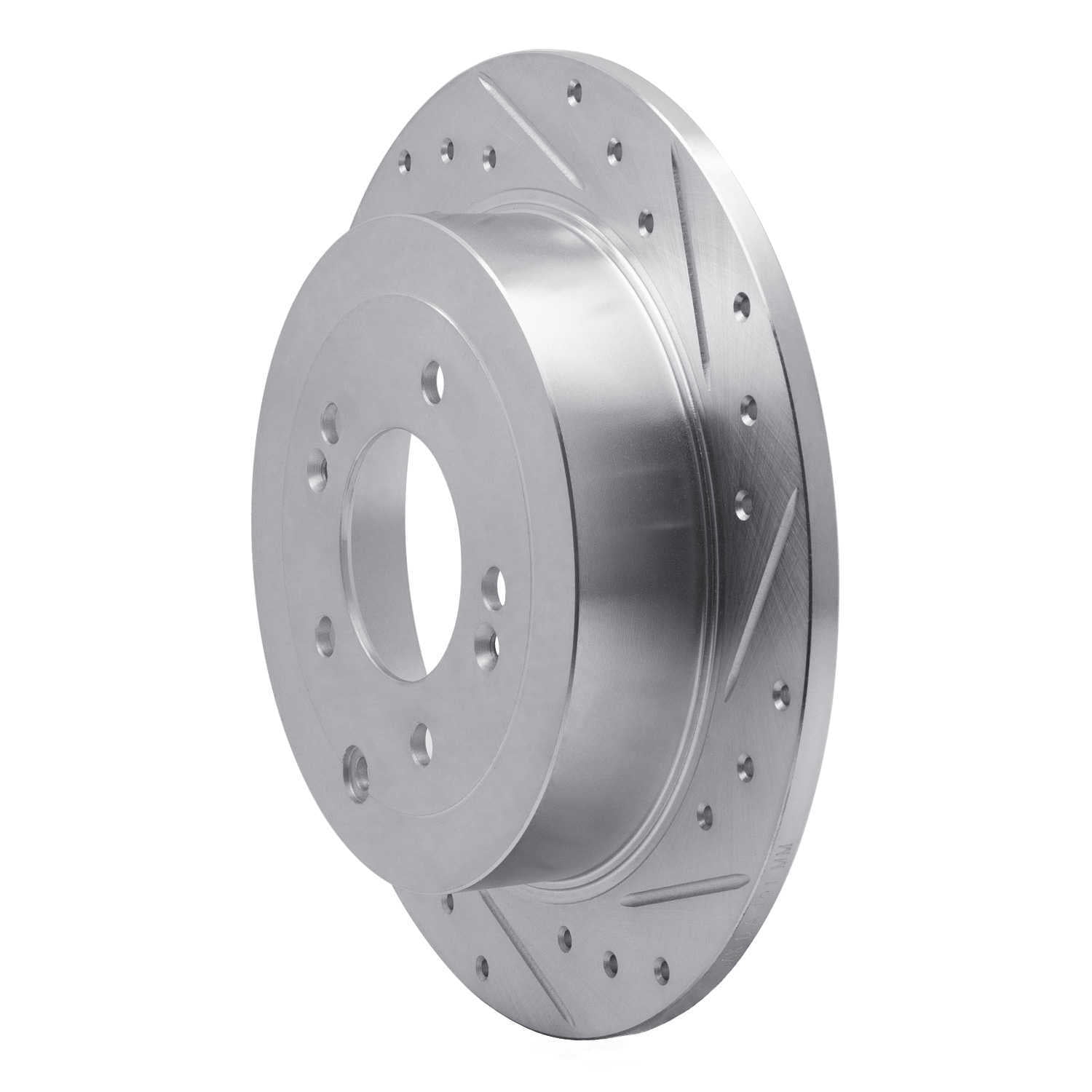 Dynamic Friction Company 631-03052R DFC Brake Rotor - Drilled And Slotted - Silver