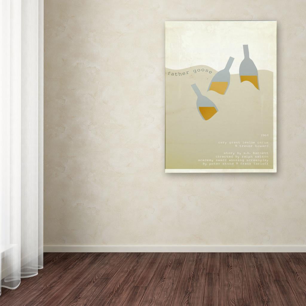 Trademark Fine Art "Father Goose" Canvas Art by Megan Romo
