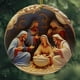 thumbnail image 1 of Adornos navideños, adornos navideños, regalos navideños, colgante de bendición de nacimiento con visión estereoscópica navideña, efecto 3D, adornos colgantes de acrílico para coche, colgante, 1 of 6