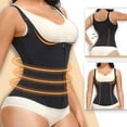 thumbnail image 3 of Corsé moldeador de cintura para mujer, moldeador de figura, moldeador de cintura abdominal, negro, 3 of 5