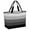 Black Grey, variant on Black Grey Ombre Beach Bag for Women, Large Breathable Mesh Beach Tote Bag, Modern Abstract Art Farmhouse Striped Sandproof Lightweight Travel Bags for Vacation Picnic Swimming Pool 15.7"x15.7"x9.1"