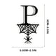 thumbnail image 2 of Decoraciones de Halloween, Adornos de Halloween, Regalos de Halloween, Etiqueta colgante decorativa de 26 letras de Halloween, Etiqueta colgante de araña con colgante, 2 of 4