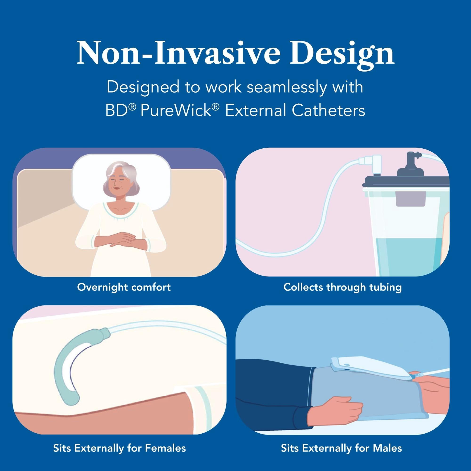 PureWick Urine Collection System, Non-Invasive Urine Management, PW100