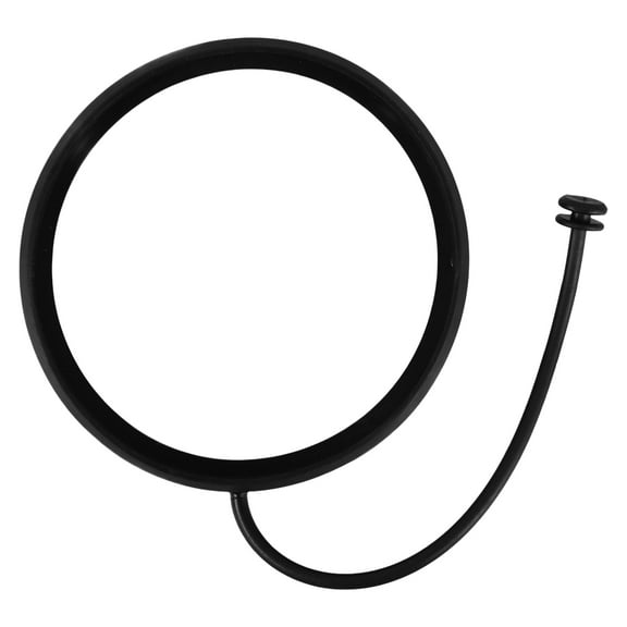 BESTONZON Gas Tank Cap Replacement Fuel Cap Rope Black TPE 1Set