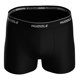 thumbnail image 4 of HUDDLE Calzoncillos Boxer para Hombre, pack de 3 – Mezcla de algodón, cintura con logo, color liso Negro M (Medium), 4 of 7