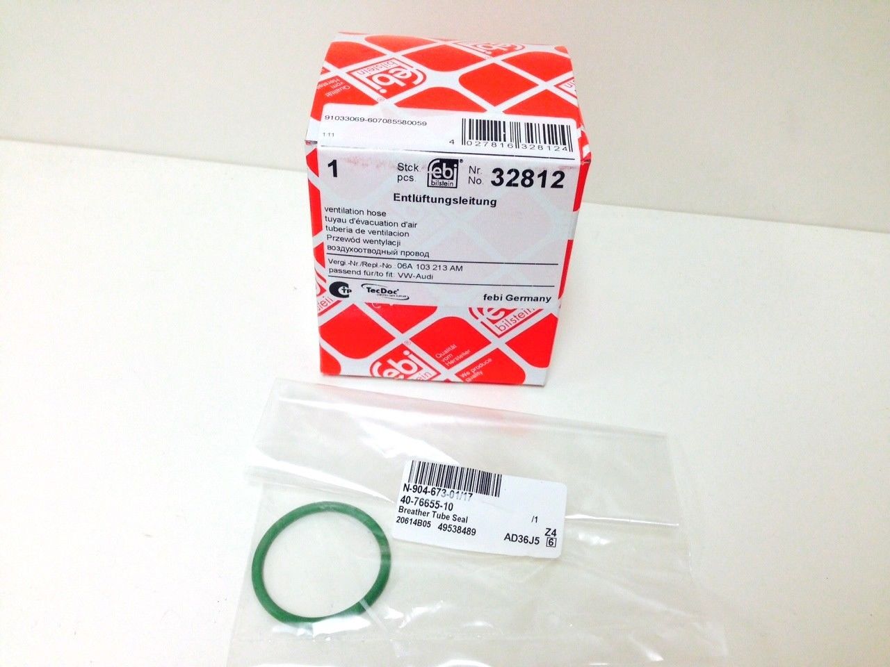 Breather Tube + O-Ring FEBI 06A103213AM for Audi A4 VW Golf Jetta -  Walmart.com