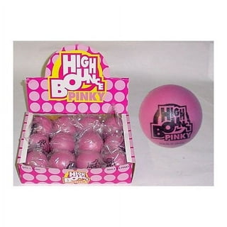 JA-RU Hi-Bounce Pinky Ball (24 Pack) Rubber-Handball Bouncy Balls. Small  Pink Stress Bounce Ball. Indoor and Outdoor Sport Party Favors. Bouncing