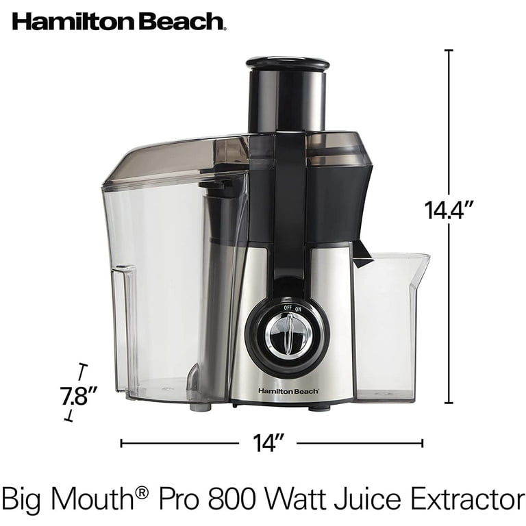 Hamilton Beach Juicer Machine, Big Mouth Large 3” Feed Chute for Whole