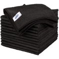 thumbnail image 1 of MR. SIGA Microfiber Cleaning Cloth, All-Purpose Household Microfiber Clean Towels, Black, 12 count per pack, 1 of 7