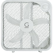 Genesis 20" 3 Speed Box Fan with Max Cooling Technology, G20BOX-WHT, White