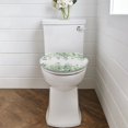 thumbnail image 2 of SEANATIVE Green Leaves Toilet Seat Lid Cover 17*13 Inches Toilet Seat Covers for Bathroom Decorative Toilet Lid Cover Round Oval Toilet Lid Seat Protector Cover, 2 of 6