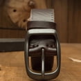 thumbnail image 3 of Handmade belt, cowhide, men's pure leather, casual, retro, student belt, young and middle-aged, denim belt, 3 of 4