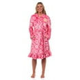 thumbnail image 3 of Wicked Women's Bathrobe Glinda the Good Witch Ruffle Self-Tie Hooded Robe, 3 of 7