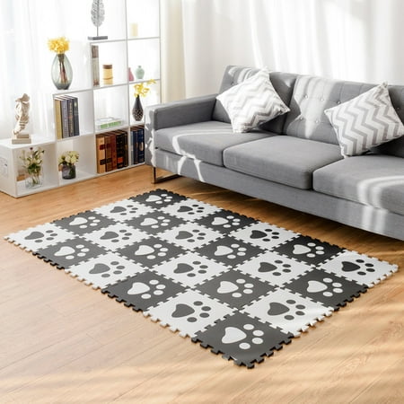 Baby Tile - Costway 24 PC Kids Baby Carpet Puzzle Exercise Mat W/ EVA Foam Interlocking Tile Education