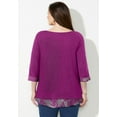 thumbnail image 2 of Catherines Women's Plus Size Impossibly Soft Duet Tunic, 2 of 5