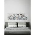 thumbnail image 4 of Parvez Taj Assorted Flowers in Glass Painting Print on Wrapped Canvas, 4 of 6