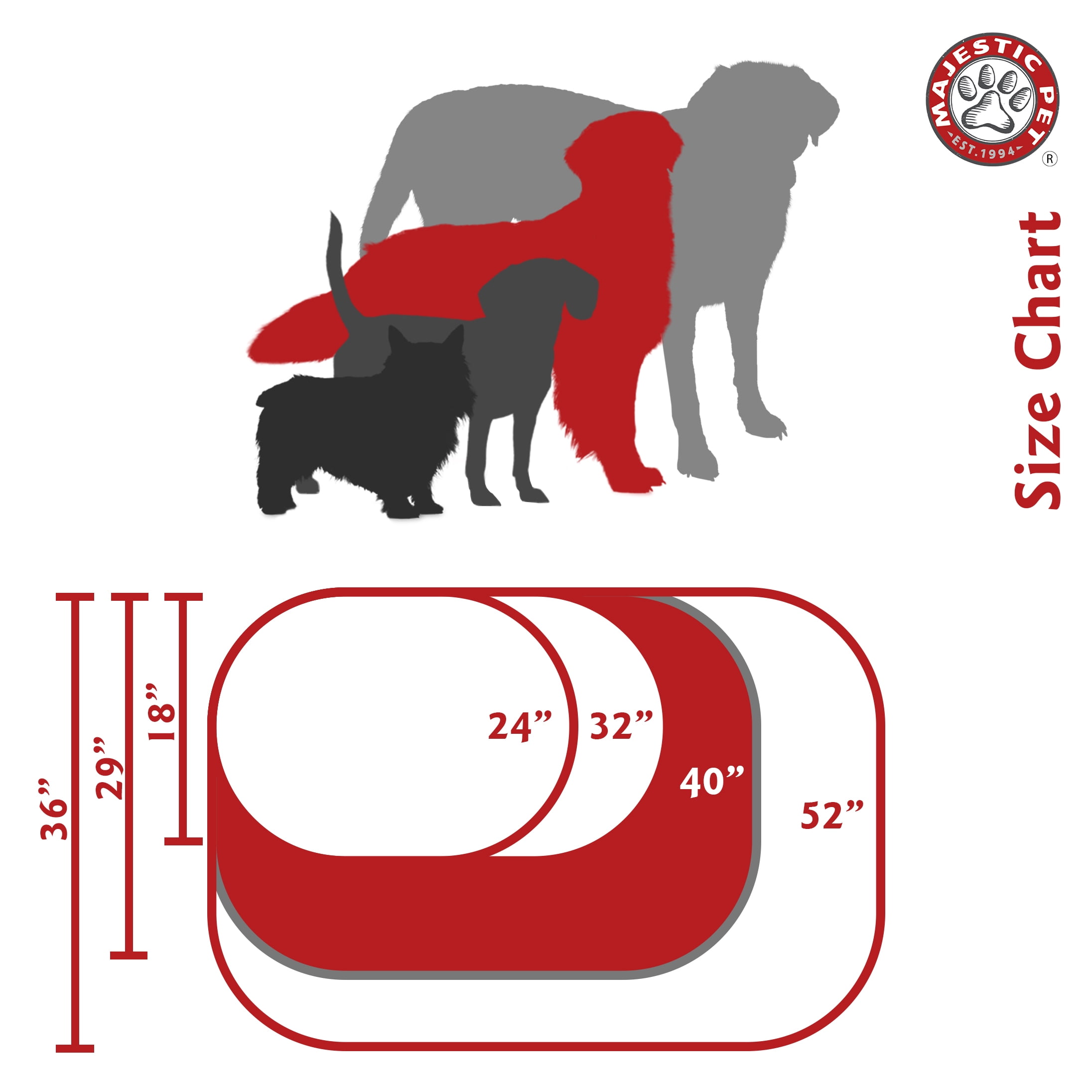 Majestic Pet Sherpa Poly/Cotton Bagel Pet Bed for Dogs, Calming Dog Bed Washable, Large, Burgundy