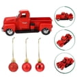 thumbnail image 2 of Miangastore Modèle de Camion Ornement Rouge 1 Pce 6.7x3x2.8in, 2 of 8