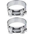 thumbnail image 1 of 2 Pack Reinforced Clamps For 52-55mm Galvanized Steel Pipe, 1 of 5