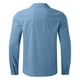 thumbnail image 5 of Camiseta de manga larga con cuello vuelto para hombre a la moda, blusa con botones estampados de verano, camiseta informal Pompotops  oipoqjl49842, 5 of 5