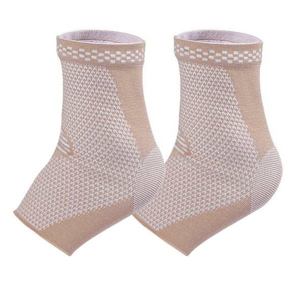 A pair of sports ankle pads, nylon knitted ankle pads
