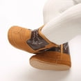 thumbnail image 5 of Quealent Baby Western Cowboy Boots Infant Girls Boys Cozy Warm Boots Baby Girl Shoes Non-Slip Crib Shoes for Newborn Toddlers Brown for Size Toddler 5.5, 5 of 9