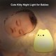 thumbnail image 4 of Linda lámpara de gato, luz nocturna para dormitorio de niñas, lámpara de gatito, regalos de cumpleaños para niños, bebés, adolescentes, silicona, luz nocturna kawaii, decoración de, 4 of 5