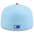 thumbnail image 4 of Men's New Era Light Blue/Red Chicago White Sox 2025 Fourth of July 59FIFTY Fitted Hat, 4 of 5