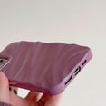 thumbnail image 6 of for iPhone 15 Phone Case for Women, Cute Luxury 3D Wave Shape Water Ripple Pattern, Soft TPU Shockproof Compatible with iPhone Case (Purple, iPhone 15), 6 of 15