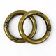 thumbnail image 1 of Meetee-hebillas de anillo redondo de resorte de Metal, 16/20/25/32/38mm, conexión de correa de bolso, gancho a presión, llavero, Collar para mascotas, abrazadera a presión, 5/10 Uds., 1 of 5