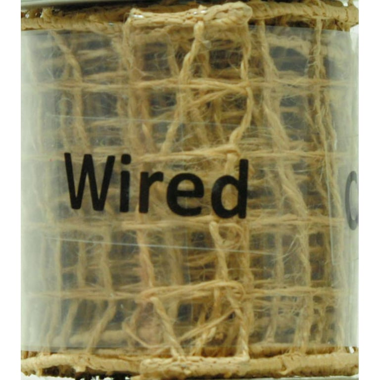 Teal Burlap Jute Wired Ribbon 9 Feet/ 3 Yards 2 Inches Wide