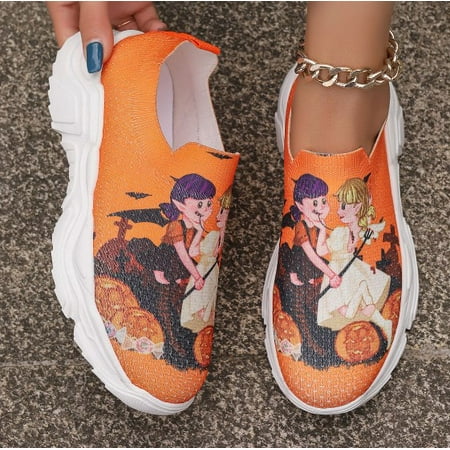 Skull Running Shoes for Women Men Mesh Breathable Comfort Walking Sneaker Sports Athletic Halloween Shoes