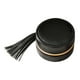 thumbnail image 1 of Estuche para joyas, organizador de joyas, caja de recuerdos, caja redonda para joyas. Negro, 1 of 9