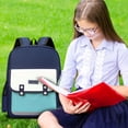 thumbnail image 5 of Bocaii Light Blue Backpacks, Color Block School Backpack, Back to School Gifts, Aesthetic Minimalist Waterproof School Backpack, Laptop Backpack and Travel Backpack for Teens, 5 of 5