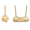 thumbnail image 5 of Yarn Holder Solid Wood Bobbin Cupcake Spindle Storage Winder Stand Fiber Crocheting Tool Kit, 5 of 5